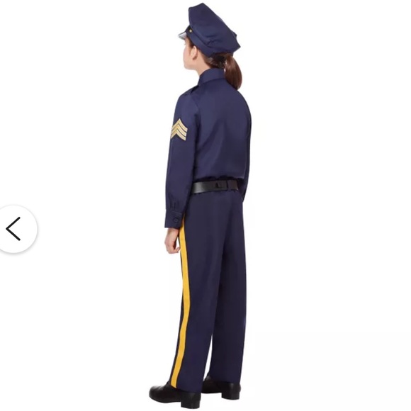 Spirit Deluxe Police Officer Costume for Kids - Navy medium 8/10 - Picture 3 of 6